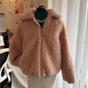 A NEW DAY. Blush Teddy Jacket
